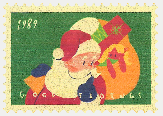 Briefmarke Weihnachtsmann